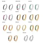 Conch Snug Colorful CZ Earrings Zircon Ear Stud CZ Ear Piercing Cubic Zirconia