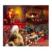 Wall Hangings Tapestries Christmas Tapestry Party Decoration Festive Seasonal Decorations