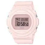 【CASIO】BABY-G ONE TONE 防水200米 圓框運動電子錶-膚粉(BGD-570-4)