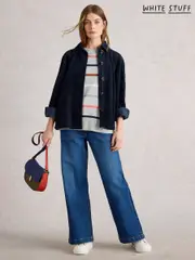 White Stuff Blue Eden Cord Jacket (H71483) | $196