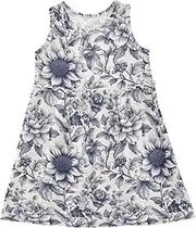 [Caihoyu] Toddler Girl Summer Dresses Toddlers Fashion Spring Dresses Party Dress, Multicolor05, 4 Years