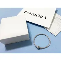 在飛比找蝦皮購物優惠-Pandora 潘朵拉 經典925純銀手鍊手環 590702
