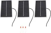 Mini Solar Panel 4W Monocrystalline High Efficiency Solar Power Kit for DIY Projects School Science Experiments LED Lights and Outdoor Activities 3pcs Small Solar Panels