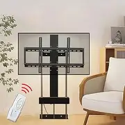 Motorised TV Bracket Stand - LCD TV Floor Stand, for 37-75 Inch TV Telescopic Auto Lifting TV Stand, with Remote Control Lift TV Stand, Height Adjustable Electric TV Floor Stand(860-1560mm)