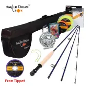 8'4" 3 WT Fly Fishing Rod With Fly Fishing Reel And Fly Line Combo