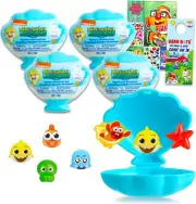 Baby Shark Blind Bag Party Favors 4 Pack � Bundle with 4 Baby Shark Mystery Toys
