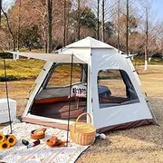 5/6/7 Person Pop Up Tent,Outdoor Shelter Camping Tents for Beach Picnic Party,Family Tent Quick to Set Up,Portable Tent with Carry Bag, for 3 Seasons