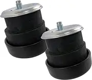 2PCS Body Mount Kits for 1994-2004 Chevy S10 Pickup Chevrolet GMC S10 Sonoma Body Position 1, Upper&Lower Bushings Kit 924-180