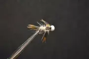 2 Flies, Size 10, SILVER FLOATING GIANT BROWN Dry Fly Fishing Flies