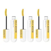 (3) Maybelline Colossal Curl Bounce Mascara Sealed Waterproof 365 Very Black