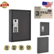 Space-Saving 60-Key Electronic Combination Lock Box - Perfect for Professionals