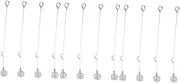 Ciieeo Sets Honey Spoon Honey Mixing Scoops for Bakers Whisking Rods Household Wands Supplies Pcs