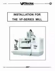 Haas Milling VF-4 Milling Machine Installation Instructions 500 Pages