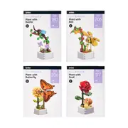 Mini Blocks Flower Series: Plant with Insect - Assorted