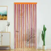 YaoYue Beaded Curtain Door String 39"W x 79"L (Pack of 1), Rainbow