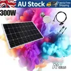 12V 300W Solar Panel Kit Mono Fixed Caravan boat Camping Power Battery Charging