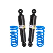 Rear Webco Shock Absorbers Lovells Raised Spring for NISSAN Pathfinder R51 Wagon
