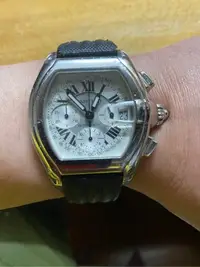 在飛比找Yahoo!奇摩拍賣優惠-Cartier Roadster Chronograph 計