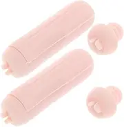 TOGEVAL 2 Pcs Manicure Tools Nail Graffiti Tool Nail Stamps Nail Art Stamper Kit French Manicure Stamp French Tip Nail Supplies Nail Pens Nail Art Dotting Tools Nail Charms Pink