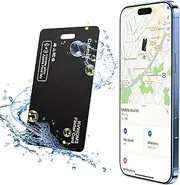 Wallet Tracker Card|Wallet Finder Work with Apple Find My (iOS 14.5 Above Only)|GPS Smartcard Tracker|Thin Wallet Finder,IP68 Waterproof,5-Year Battery Life for Wallet,ID Card,Bag,Purse,Passport,etc