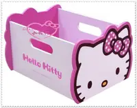 在飛比找買動漫優惠-小花花日本精品♥Hello Kitty 收納盒 木製 置物櫃