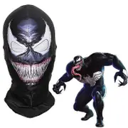 Venom Full Head Mask Roleplay Party Masquerade Fancy Dress Up Headgear Halloween Cosplay Costume Prop -NMAOV