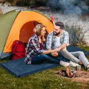 CostwayWaterproof Roll up Memory Foam Camping Mattress for Sleepover, Traveling, Hiking