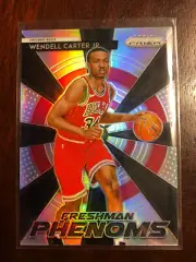 2018-19 Panini Prizm Freshman Phenoms Prizms Silver #19 Wendell Carter Jr- NM-MT