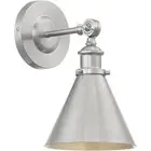 Savoy House Lighting 9-0901-1-SN Glenn Swing Arm or Wall Lamp Satin Nickel