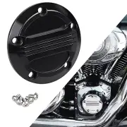 Black 5-Hole Timer Timing Cover For Harley Dyna Electra Street Road Tri Glide