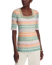 Misook Square Neck Tunic