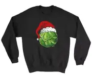 Christmas Hat Sprout Kids Sweatshirt Gift Sweater Jumper Day Stocking Filler