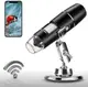 [2美國直購] Wireless 顯微鏡 Digital Microscope 1X-1000X 1080P Handheld Portable Mini WiFi USB Microscope Camera with 8 LED Lights for iPhone/iPad/Smartphone/Tablet/PC顯