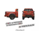 五十鈴 DMAX 貼紙車身側面前後貼花(5 種設計)- 4X4、X-TERRAIN、DIABLO、BLUE POWER、