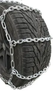 225/70R-19.5, 225/70-19.5 7mm Square Boron Alloy Tire Chains,