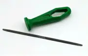 Nicholson Triangular 7" Double Ended Taper File With Handle-02905MM-F.Ship