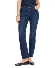 Nic+Zoe Mid Rise Demi Bootcut Jeans in Marine