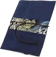 TOGEVAL Hand Made Cloth Book Sleeve Vintage Book Protector for Notebooks Easy Stretch Design Decorative Cover and Washable