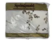 Vintage Springmaid Avalon Wondercale Twin Fitted Sheet No-Iron Percale USA Made