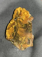 Pietersite Agate Slab 7 oz Namibia, no flash, interesting patterns