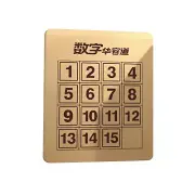 3x3 / 4x4 Magic Cube Number Sliding Klotski Game Cube Puzzle Brain Teaser Toys e