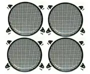 4 Absolute 10" SubWoofer Metal Mesh Cover Waffle Speaker Grill Protect Guard DJ
