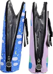 Vaguelly Baby Bottle Cooler Bag Insulated Travel Milk Bottle Portable Feeding Bag 2 Pieces Set