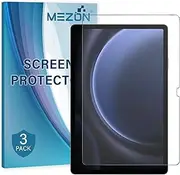 MEZON [3 Pack] Ultra Clear Film Screen Protector for Samsung Galaxy Tab S9 FE+ (12.4") SM-X610, X616 – Case and Pencil Friendly (Tab S9 FE+, Clear)
