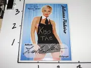 2005 Benchwarmer JULIANNA PINHEIRO #11 Kiss the Cook Autograph SP Playboy - Wow
