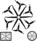 Bed Sheet Holder Straps Adjustable Bed Sheet Clips Fasteners for Mattress Sofa C