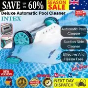 Automatic Pool Cleaner With Double Rotating Brushes Water-Powered Robotic Vacuum