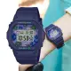 【CASIO 卡西歐】BABY-G 輕巧纖薄 甜美花田 藍紫 經典系列(BGD-565RP-2)