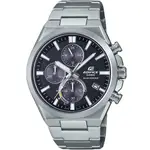 【CASIO】 卡西歐 EDIFICE 太陽能三眼賽車鋼帶錶-黑面 EQS-950D-1A 台灣卡西歐保固一年