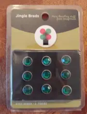 Imaginisce Jingle Brads More than Mistletoe 9 Pieces Ever Green